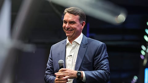 Flávio Bolsonaro, candidato presidencial do Partido Liberal