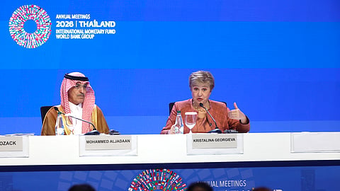 Mohammed Aljadaan e Kristalina Georgieva