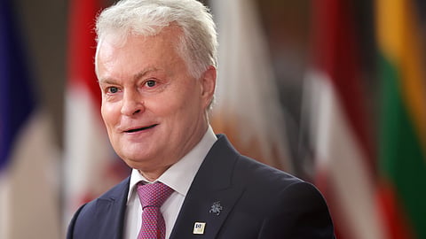 "A guerra da Rússia contra a Ucrânia está a alargar-se ao flanco oriental da NATO e da União Europeia, disse o presidente da Lituânia, Gitanas Nauseda.