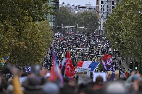 Paris este sábado, 24 de outubro.