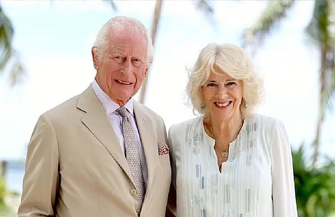 Carlos III e Camila. A rainha só irá a Antígua e Barbuda.
