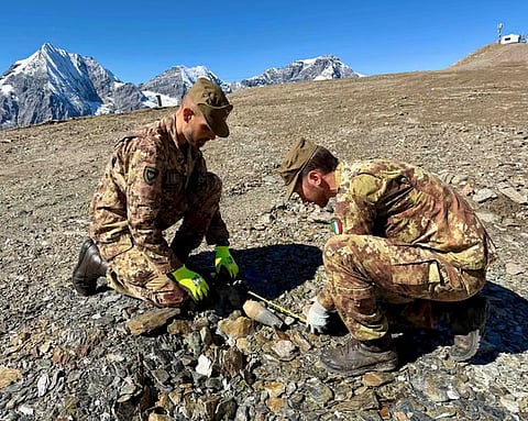 Degelo revela munições da Primeira Guerra Mundial nas Dolomitas