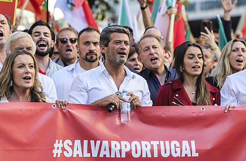 Ventura lidera manifestação em Lisboa: “Não haverá casas nem serviços de saúde para todos”