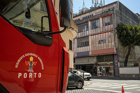 Incêndio em fábrica de tripas em Vila Nova de Gaia