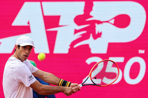 Nuno Borges sofreu para vencer o francês Lucas Pouille.