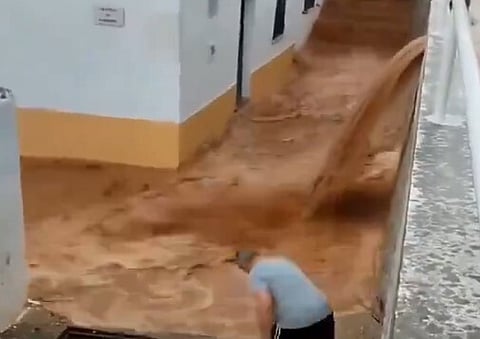 Aldeia alentejana de Brinches afetada por "tromba de água" que causou inundações (com vídeos)