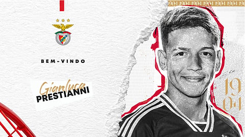 Benfica oficializa a contratação de Prestianni