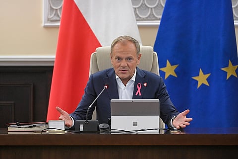 O primeiro-ministro polaco, Donald Tusk