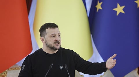 O presidente ucraniano, Volodymyr Zelensky.