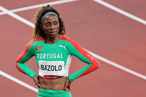 Lorène Bazolo fez o tempo de 11,35 segundos nas eliminatórias dos 100 metros.