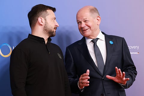Scholz garante a Zelensky que não haverá "paz ditada" por Putin