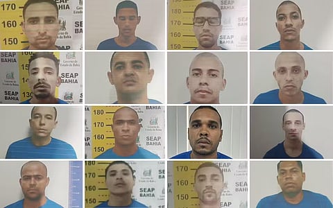 Lista de detidos que fugiu da prisão