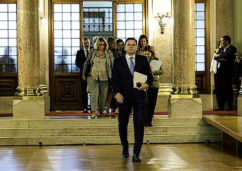 Montenegro liderou comitiva do Governo no primeiro dia do debate orçamental.