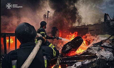 Alerta aéreo em todo o país e ataque com mísseis contra Kiev