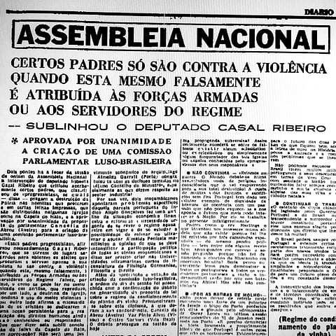 Um dos deputados mais à direita do regime, Casal Ribeiro, discursou na Assembleia Nacional contra alguns padres “progressistas”, nomeadamente os da Capela do Rato.
