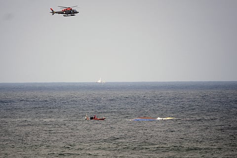 Prosseguem buscas pelos pescadores desaparecidos ao largo da Marinha Grande. Previstas operações de mergulho