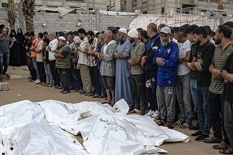 Dez membros da mesma família mortos em Khan Yunis.