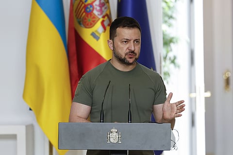 Zelensky em Bruxelas antes de viajar para Lisboa