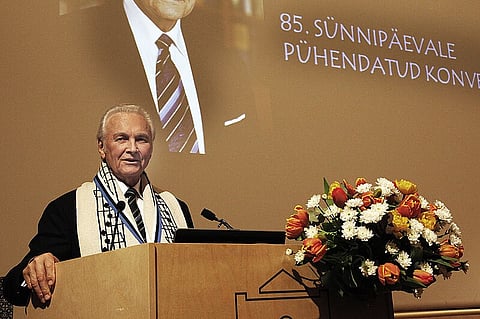 Morreu Arnold Rüütel, antigo presidente da Estónia. Tinha 96 anos