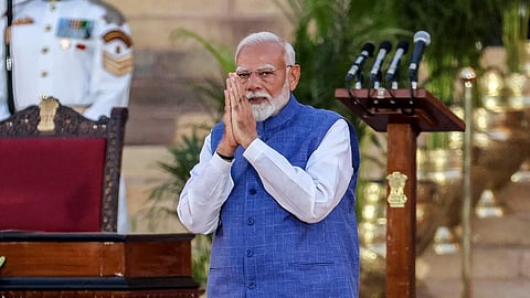 O primeiro-ministro indiano, Narendra Modi