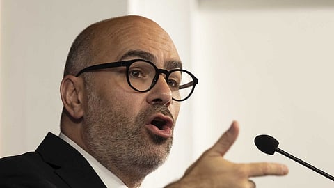 Ministro das Infraestruturas e Habitação, Miguel Pinto Luz.