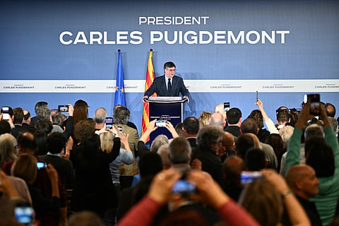 Anúncio da candidatura foi feito em Elne, França, numa sala com mil pessoas, segundo o Junts.