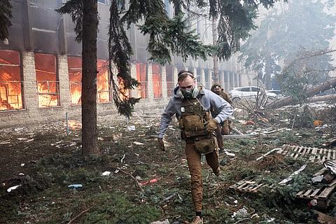 Kharkiv sem eletricidade após bombardeamentos russos