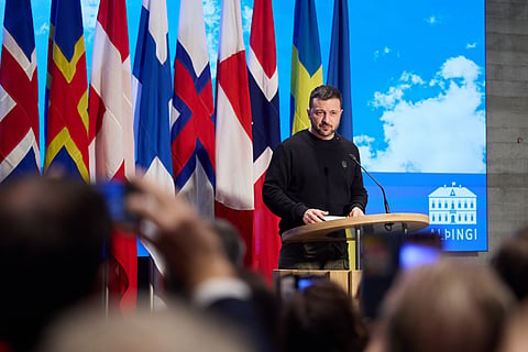 Volodymyr Zelensky lançou apelo ao seus aliados do Ocidente.
