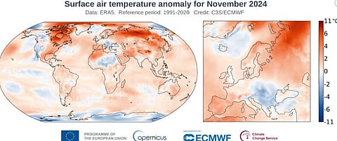 Novembro foi o mais quente dos últimos 94 anos em Portugal