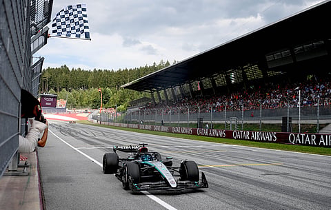 George Russell vence GP da Áustria após incidente de Verstappen e Norris