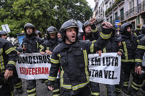 PS pede revisão do estatuto que abrange bombeiros sapadores e municipais