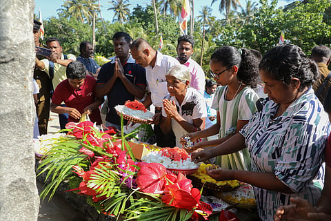 Homenagem no Sri Lanka