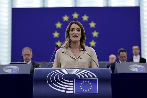 Roberta Metsola reeleita presidente do Parlamento Europeu