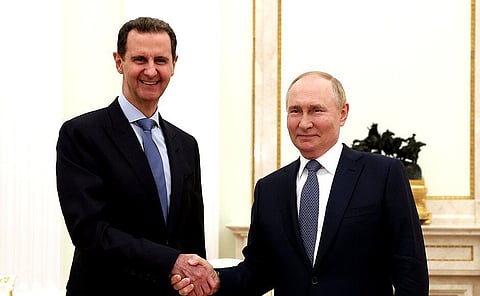 Assad e Putin em julho. Kremlin não confirmou ontem presença de novo do líder sírio em Moscovo.