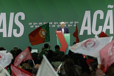 António Costa esteve em Roma, de manhã, e à tarde participou numa ação de campanha de Pedro Nuno Santos.