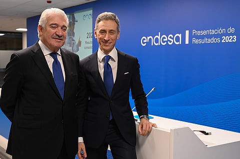 José Bogas, CEO da Endesa, e Marco Palermo, diretor-geral da Endesa. Foto: D.R.