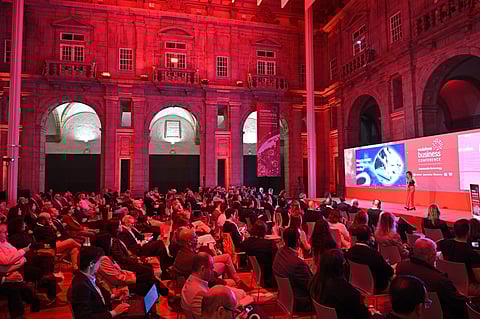 Ana Casaca, head of innovation da Galp, fala sobre inovação e descarbonização na 6ª edição da Vodafone Business Conference, no Porto.