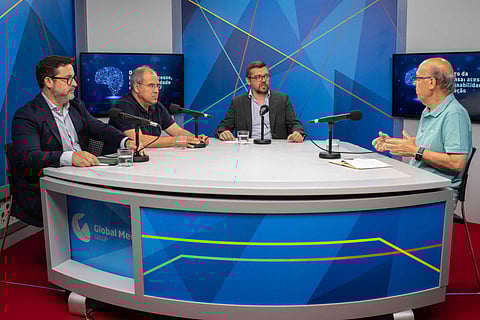 Carlos Eugénio, Nuno Artur Silva, Bruno Contreiras Mateus e Francisco Rui Cádima. Foto: Carlos Pimentel/GI