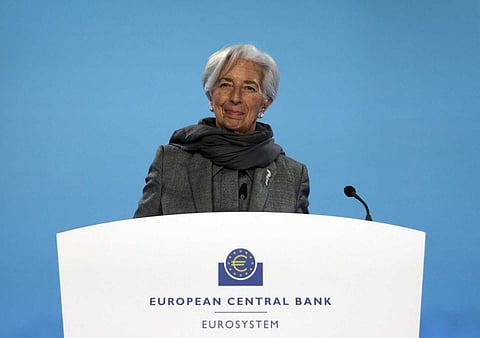 Christine Lagarde, presidente do BCE. Foto: AFP