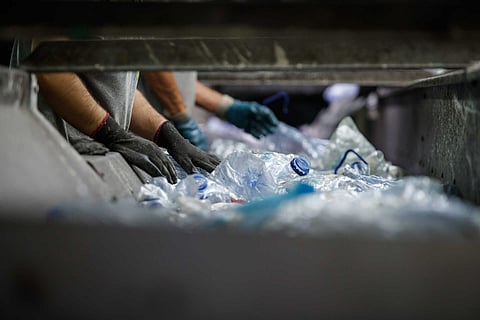 Reciclagem de plástico