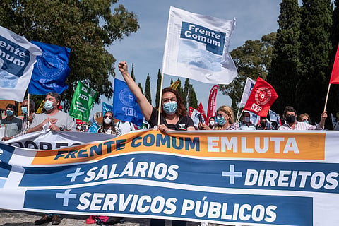 Frente Comum, afeta à CGTP, diz que proposta é “motivação extra” para manifestação de 25 de outubro. Foro: Carlos Pimentel/GI