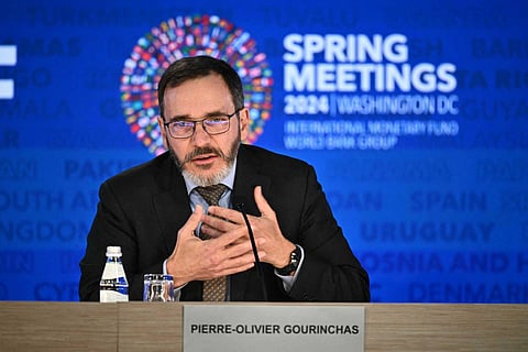 Pierre-Olivier Gourinchas, economista-chefe do FMI. Fotografia: Mandel NGAN / AFP