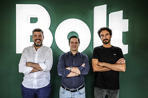 Nuno Inácio, diretor para a Região Sul da Europa, Mário Morais, diretor-geral em Portugal (no centro), e David Ferreira da Silva, gestor de projetos. FOTO: D.R.