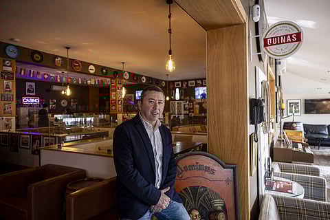 Sérgio Duarte, CEO da Domus Capital, fotografado na primeira cervejaria da marca, em Guimarães.