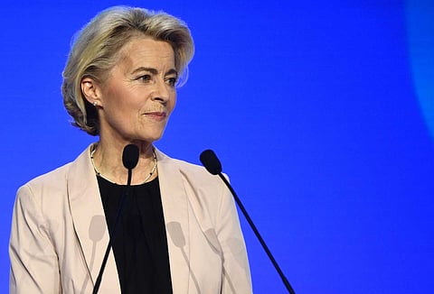 A presidente da Comissão Europeia, Ursula von der Leyen