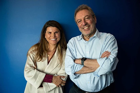 Nuno Crato, presidente da Iniciativa Educação, e Sofia Garcia da Silva, professora de ensino especial, Foto: Carlos Pimentel/GI