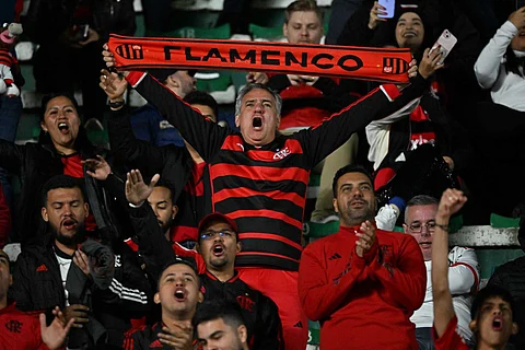 O Flamengo tinha 10,8 milhões de seguidores na rede X (antigo Twitter). Foto:
Foto: Aizar Raldes/AFP