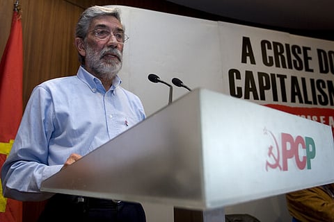 O antigo deputado e eurodeputado do PCP, Sérgio Ribeiro. FOTO: GI