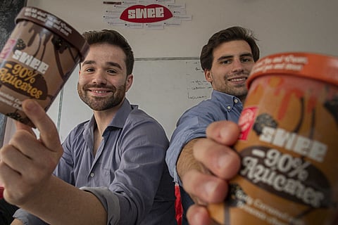 Tiago Rebelo, à esquerda, e Diogo Valente, cofundadores da Swee.