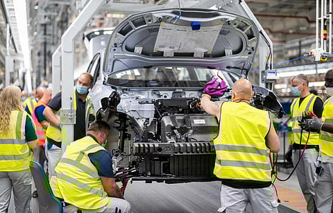Fábrica da Volkswagen em Emen, no norte da Alemanha. Foto: AFP